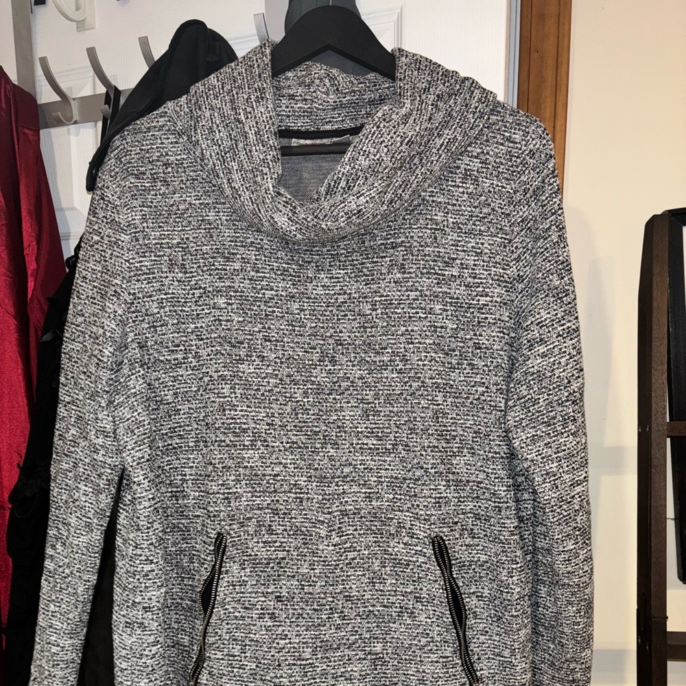 Croft & Barrow Monochrome Knit Top XXL